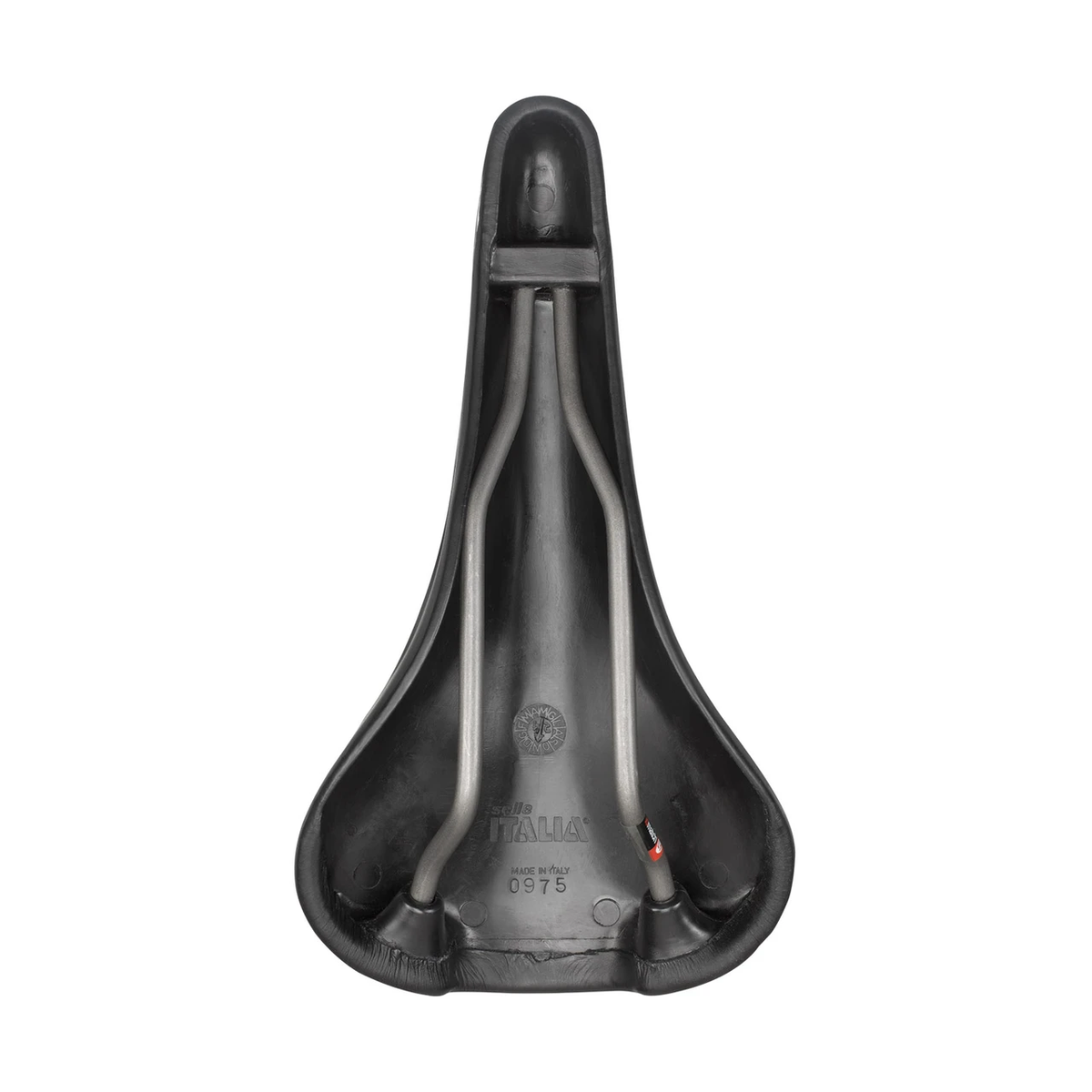 Selle SELLE ITALIA TURBO BONNIE Rails Manganèse Noir — vue de dessous