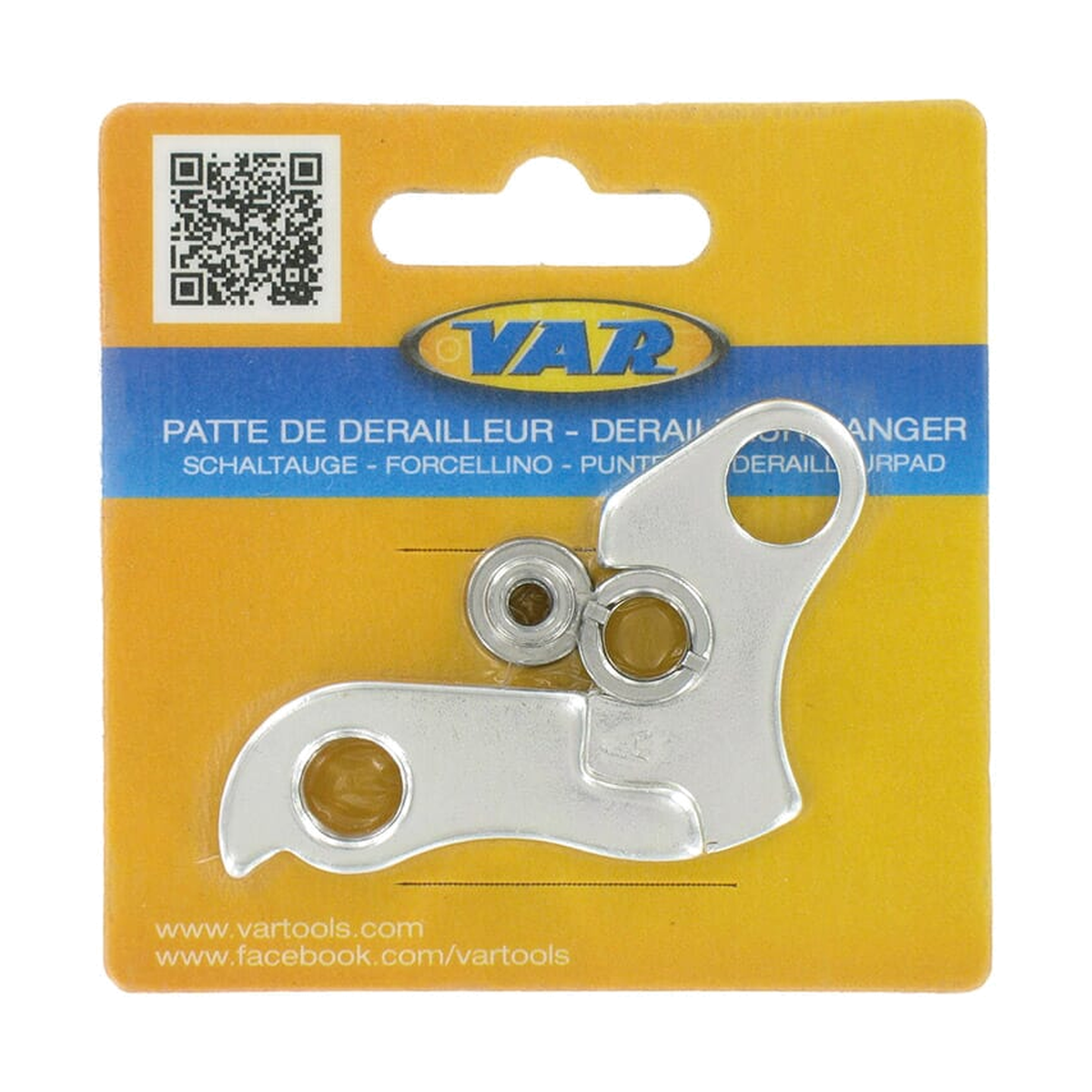 Patte de Dérailleur VAR DH-69011 BMC /B'Twin/Bulls/Cube/Focus/Lapierre/Scott — vue produit sur fond blanc