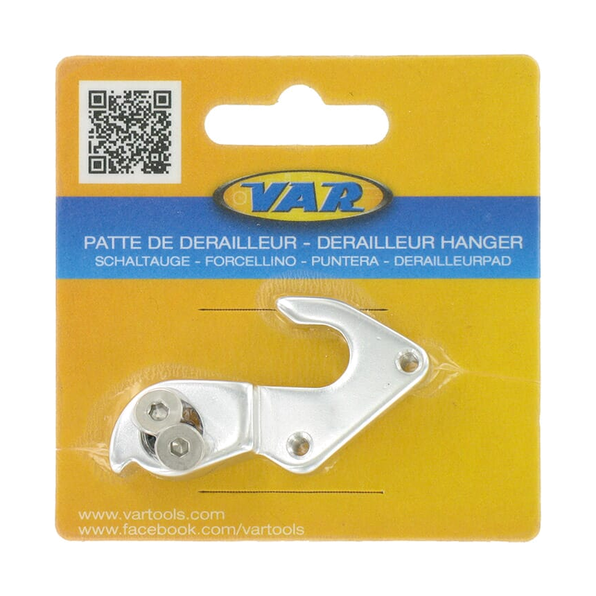 Patte de Dérailleur VAR DH-69216 Focus — vue produit sur fond blanc