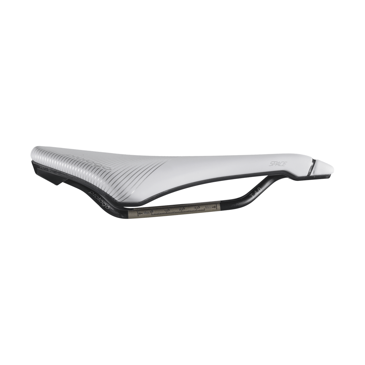 Selle PROLOGO DIMENSION SPACE Rails TiroX Blanc — vue complémentaire