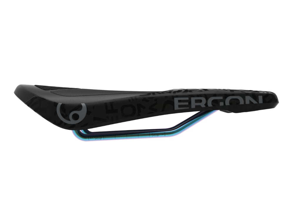 Selle ERGON SM Downhill Comp Team Rails CrMo Oil Slick — vue complémentaire
