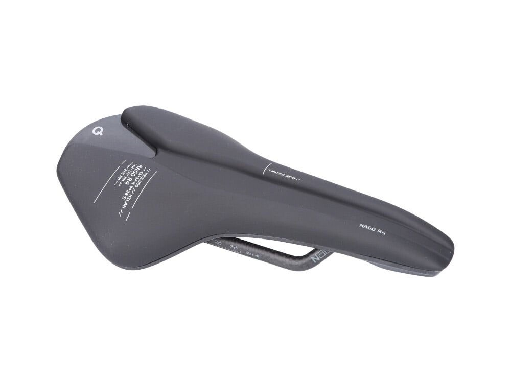 Selle PROLOGO NAGO R4 Largeur 147mm Rails Carbone Noir — vue complémentaire