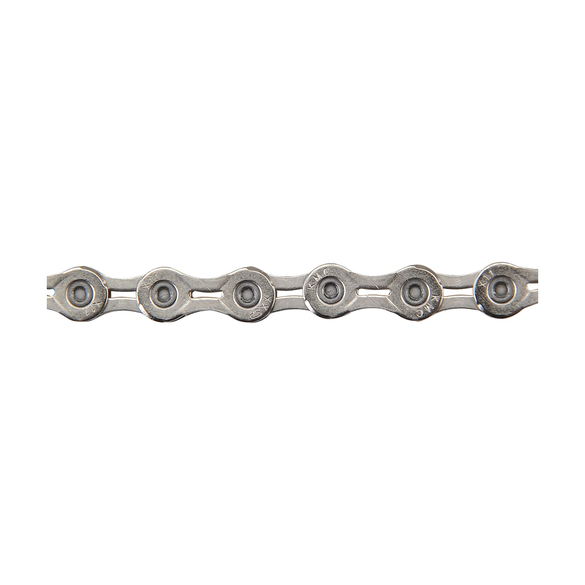 Chaîne 11V KMC X11EL Argent — photo produit sur fond blanc