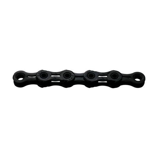 Chaîne 11V KMC DLC11 Waxed Noir Ciré — photo produit sur fond blanc