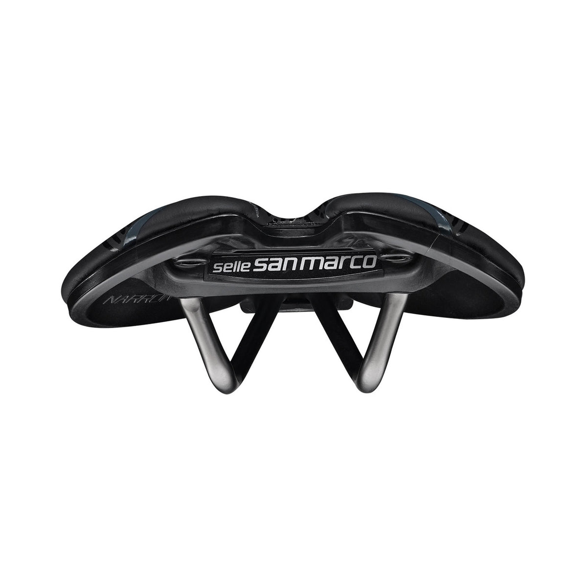 Selle SAN MARCO ASPIDE SHORT OPEN-FIT RACING S3 Largeur 139mm Rails Acier Xsilite Noir — vue complémentaire
