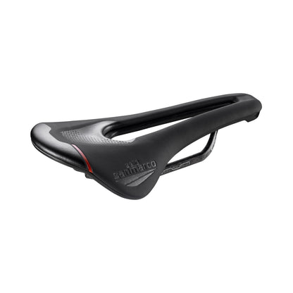 Selle SAN MARCO SHORTFIT 2.0 OPEN-FIT CARBON FX Narrow Rails Carbone — vue complémentaire