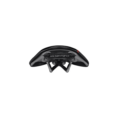 Selle SAN MARCO SHORTFIT 2.0 OPEN-FIT CARBON FX Wide Rails Carbone — vue complémentaire