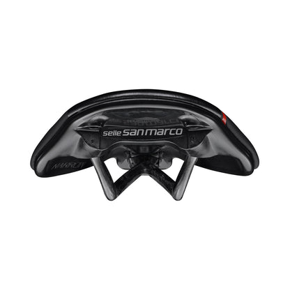 Selle SAN MARCO SHORTFIT 2.0 OPEN-FIT CARBON FX Narrow Rails Carbone — vue complémentaire