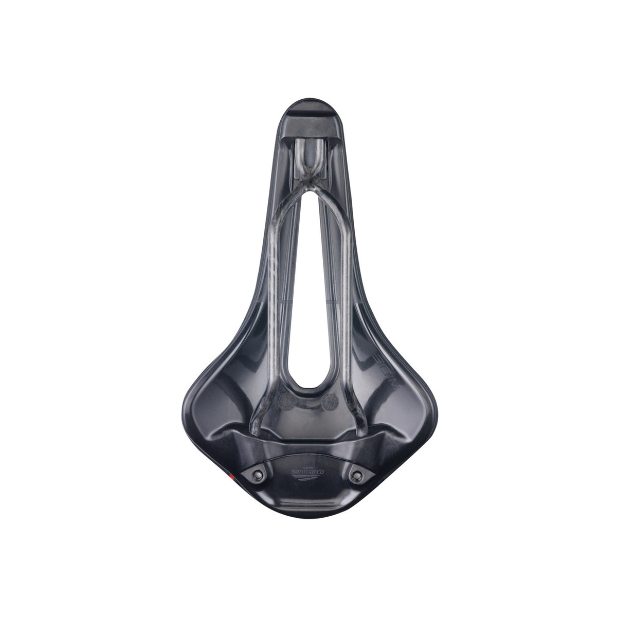 Selle SAN MARCO SHORTFIT 2.0 OPEN-FIT CARBON FX Wide Rails Carbone — vue complémentaire