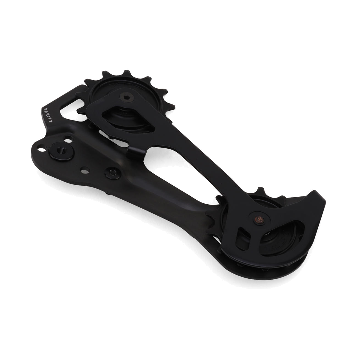 Chape et Galets de Dérailleur Arrière 12V SHIMANO XTR RD-M9250 SGS — pièce sur fond blanc