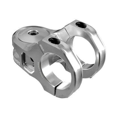 Potence DMR DEFY50 Rise 5mm Argent — vue principale sur fond blanc
