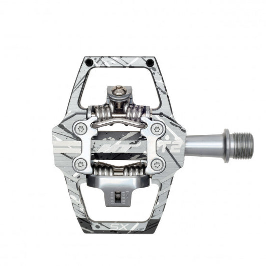 Pédales BMX HT COMPONENTS T2 SX Gris Camo