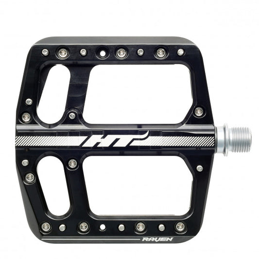 Pédales Plates HT COMPONENTS RAVEN ANS 12 Noir