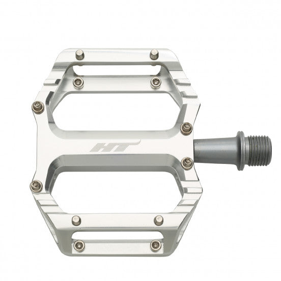 Pédales Plates BMX HT COMPONENTS AR09SX Argent