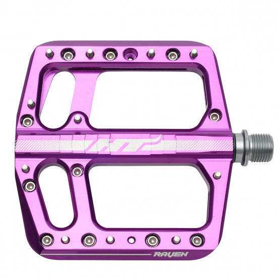 Pédales Plates HT COMPONENTS RAVEN ANS 12 Violet