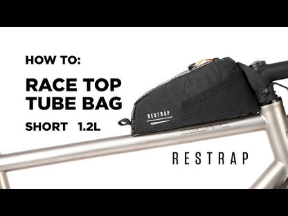 Sacoche de Cadre RESTRAP RACE TOP TUBE BAG SHORT 1.2 L Noir