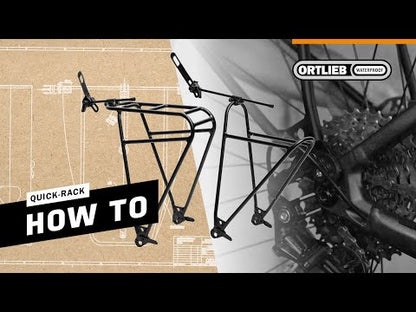 Porte-Bagage ORTLIEB QUICK RACK LIGHT Noir