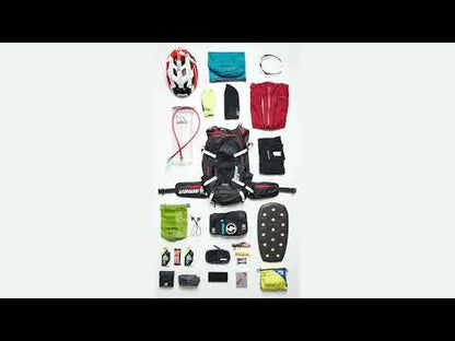Sac à Dos avec Dorsale Intégrée USWE FLOW 16 L Noir/Rouge