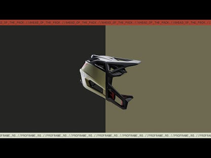 Casque VTT FOX PROFRAME RS AURA Noir/Blanc