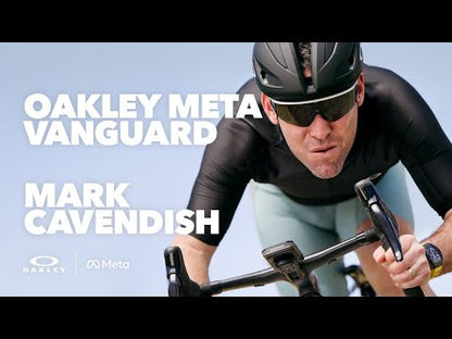 Lunettes OAKLEY VANGUARD META Noir/Blanc Verre Prizm Black