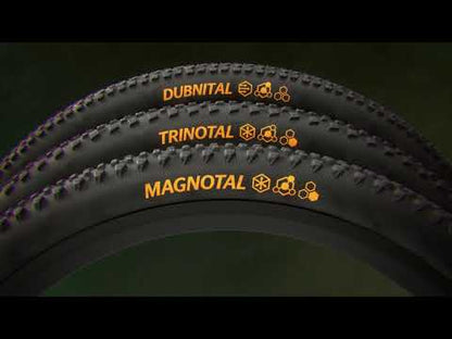 Pneu CONTINENTAL DUBNITAL Race Rapid 29x2.20 Tubeless Ready Souple Noir