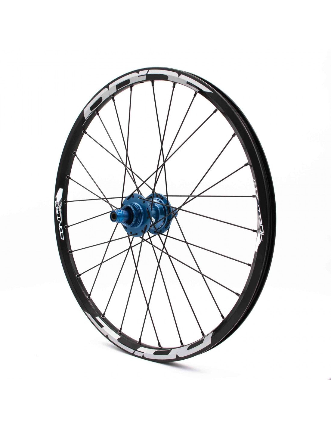 Paire de Roues PRIDE 20" (451mm) Control V1 Disc Axes 10/10mm Bleu