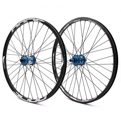 Paire de Roues PRIDE 24" (507mm) Control V1 Disc Axes 20/10mm Bleu