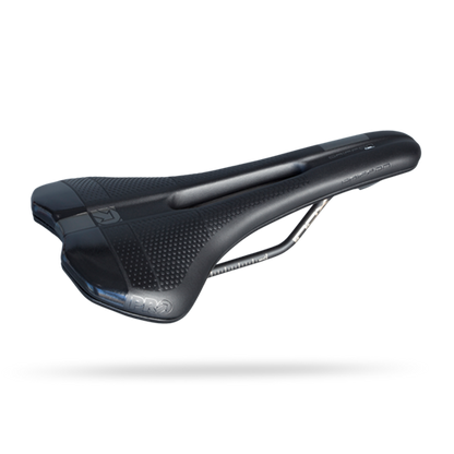 Selle PRO GRIFFON GEL 142mm Rails Inox Noir