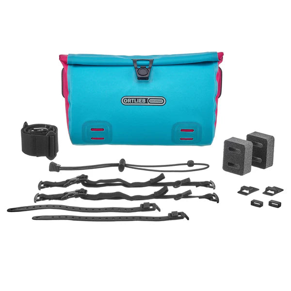 Sacoche de Guidon ORTLIEB VELO SLING 3 L Cyber Bleu/Rose