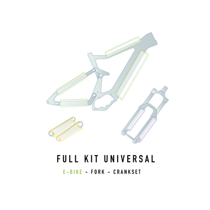 Protection de Cadre MONKEY'S SAUCE FULL UNIVERSAL E-Bike Brillant