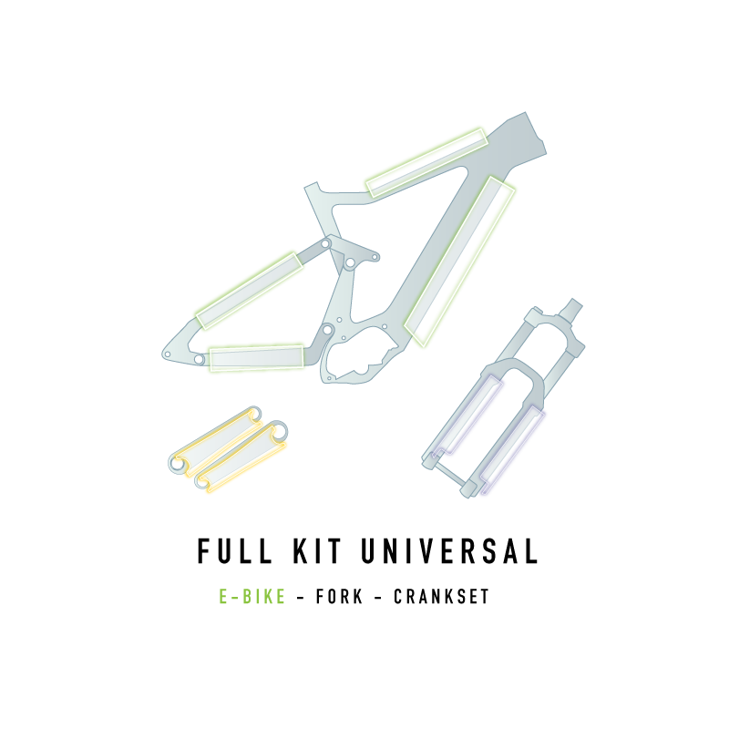Protection de Cadre MONKEY'S SAUCE FULL UNIVERSAL E-Bike Matt