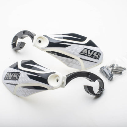 Protège Mains AVS KIT DECO Patte Alu Blanc/Noir