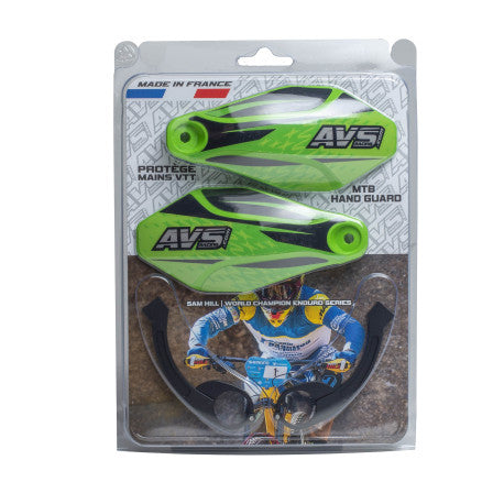 Protège Mains AVS KIT DECO Patte Alu Vert clair/Noir