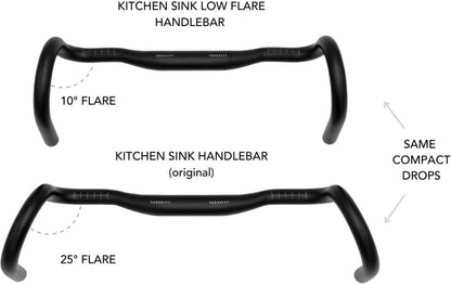 Cintre Gravel REDSHIFT Kitchen Sink 10° Flare Rise 20mm