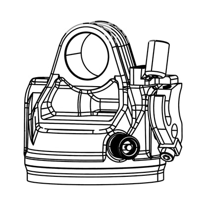 Ensemble Œillet d'Amortisseur Anodisé ROCKSHOX SIDLUXE (A1) — illustration technique