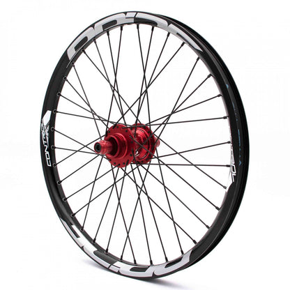 Paire de Roues PRIDE 20" (406mm) Control V1 Disc Axes 20/10mm Rouge