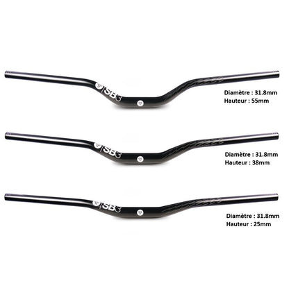 Cintre SB3 KROMA Rise 55mm 780mm Noir/Argent