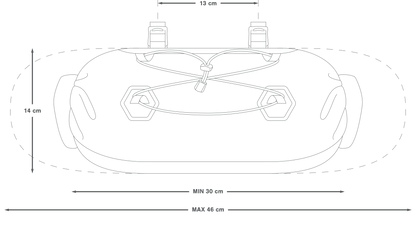 Sacoche de Guidon APIDURA EXPEDITION HANDLEBAR PACK 9 L Noir