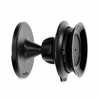 Support Mural FIDLOCK VACUUM Noir — vue du produit sur fond blanc