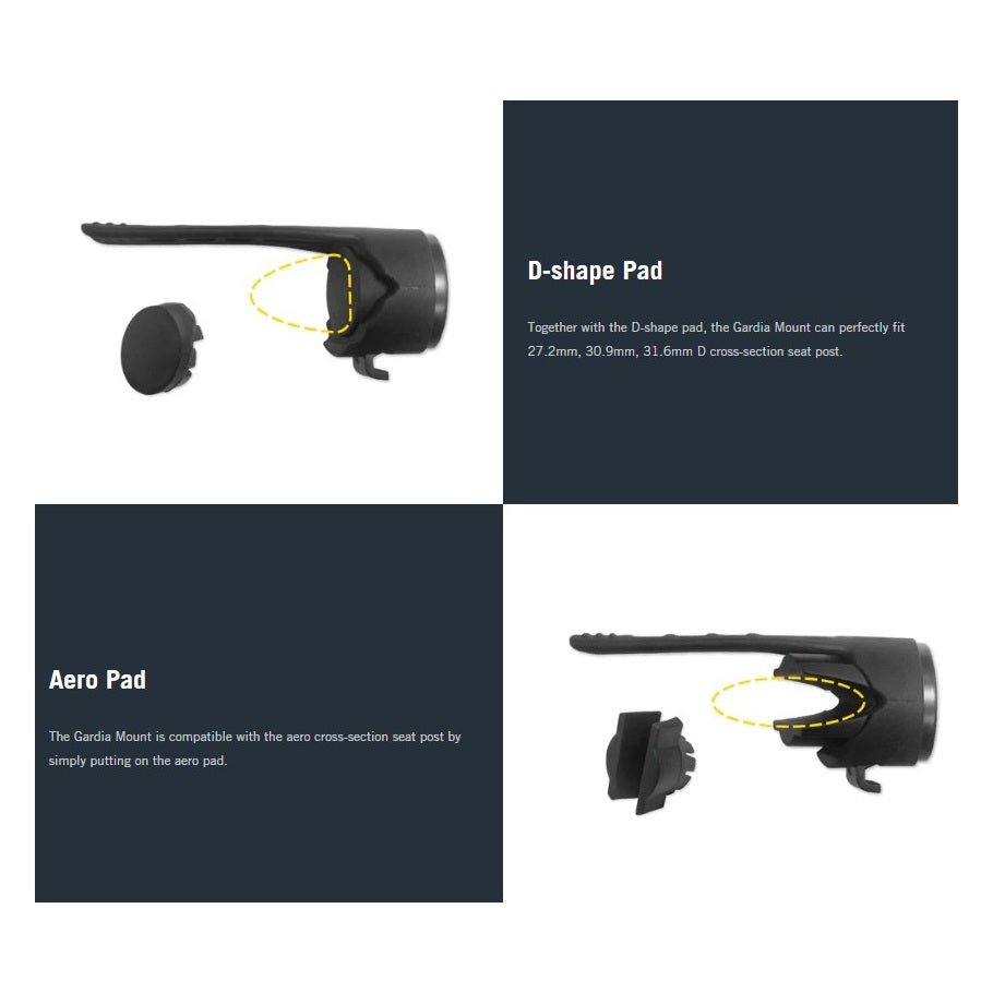Support de Tige de Selle  BRYTON pour RADAR GARDIA R300