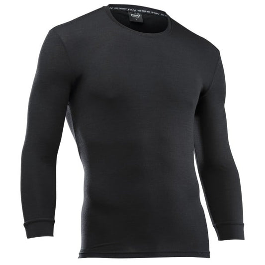 Sous-Vêtement NORTHWAVE SURFACE MERINO Manches Longues Noir