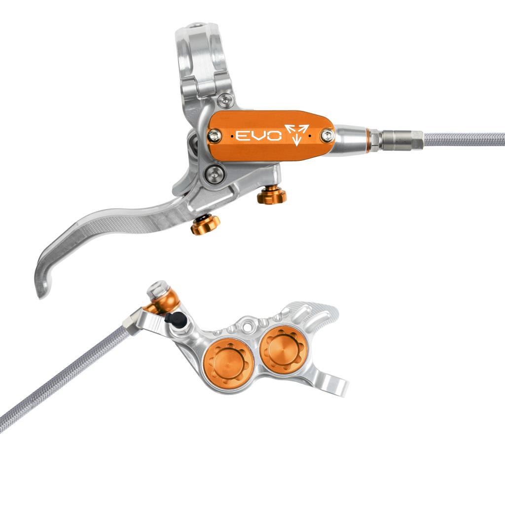Frein Arrière HOPE TECH 4 EVO GR4 Aviation Argent/Orange