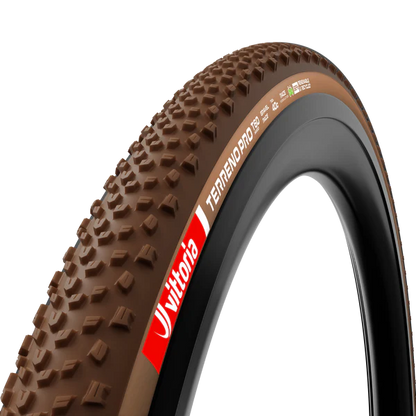 Pneu VITTORIA TERRENO PRO T60 Mixed Gravel Race 700c Tubeless Ready Souple Marron