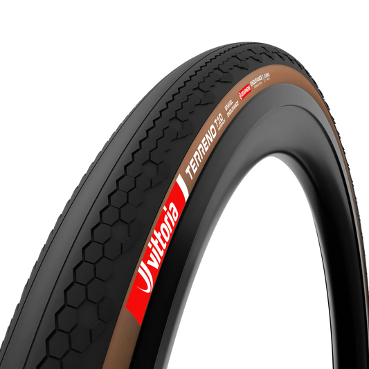 Pneu VITTORIA TERRENO T10 HARDPACK Gravel Endurance 700x40c Tubeless Ready Souple Marron