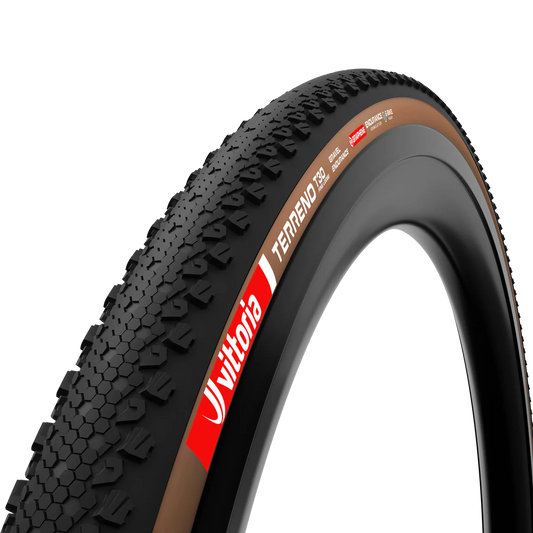 Pneu VITTORIA TERRENO T30 FINE LOOSE Gravel Endurance 700x45c Tubeless Ready Souple Marron