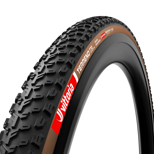Pneu VITTORIA TERRENO T70 COARSE LOOSE Gravel Endurance 700x40c Tubeless Ready Souple Marron