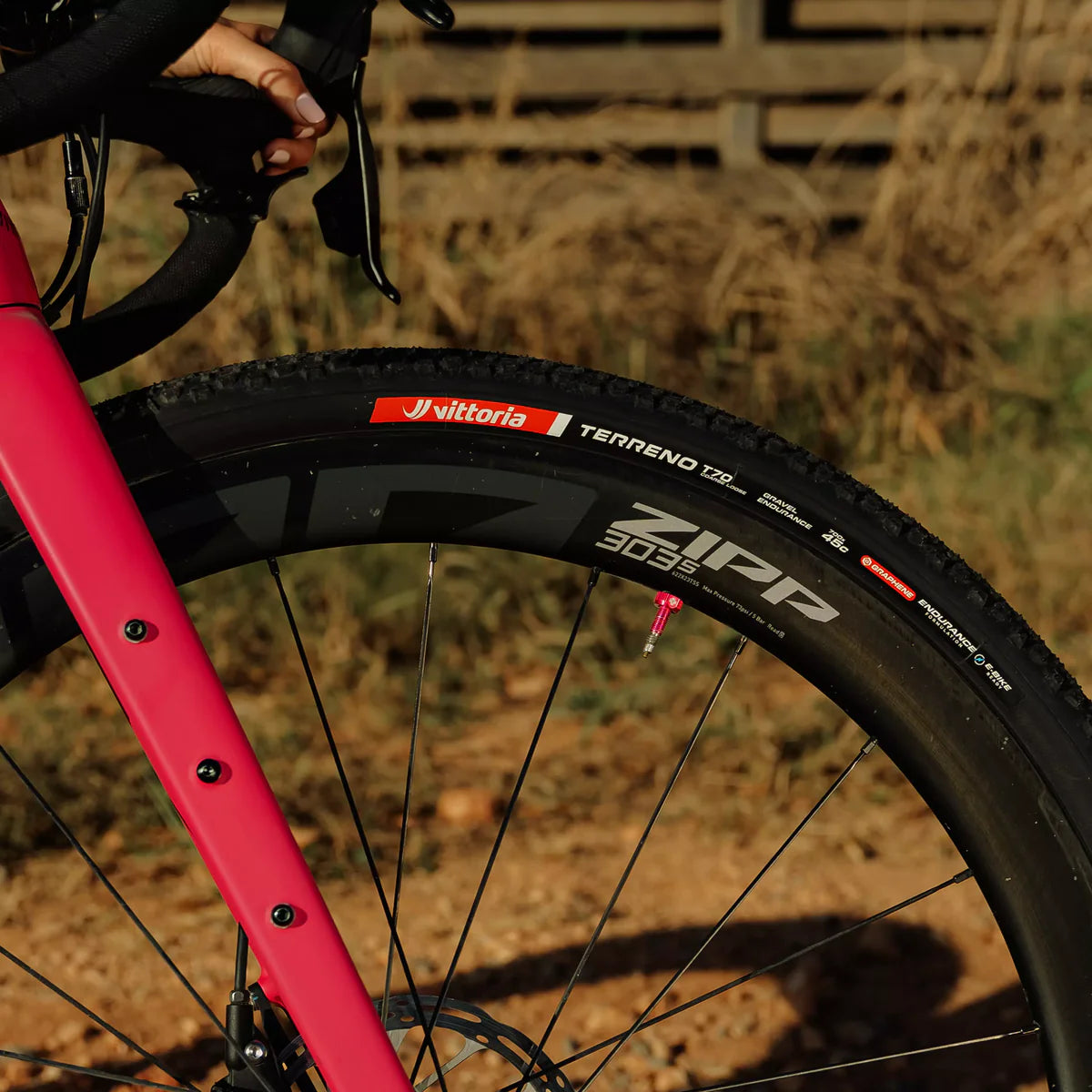Pneu VITTORIA TERRENO T70 COARSE LOOSE Gravel Endurance 700x45c Tubeless Ready Souple Noir
