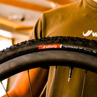 Pneu VITTORIA TERRENO T90 MUD 700x33c CX Endurance Tubeless Ready Noir