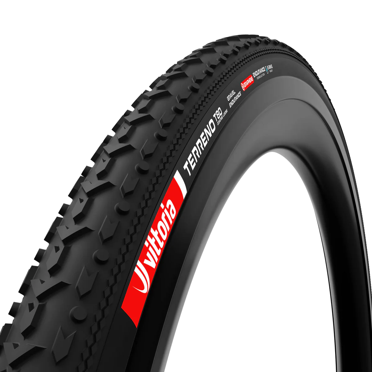 Pneu VITTORIA TERRENO T80 COARSE LOOSE Gravel Endurance 700x37c Tubeless Ready Souple Noir