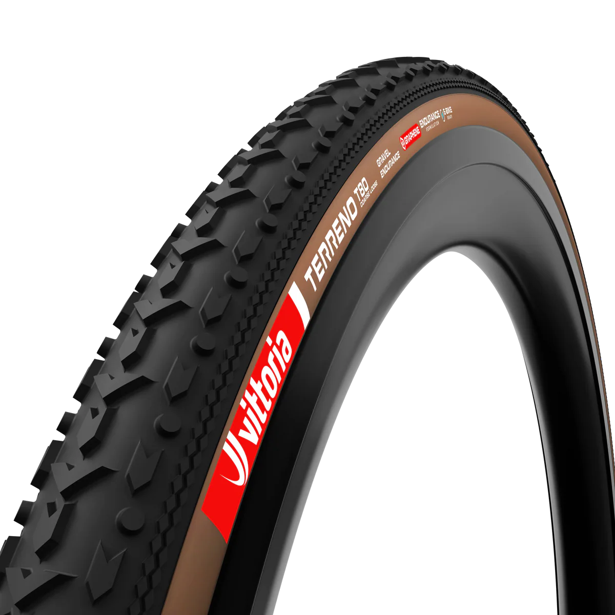 Pneu VITTORIA TERRENO T80 COARSE LOOSE Gravel Endurance 700x40c Tubeless Ready Souple Marron